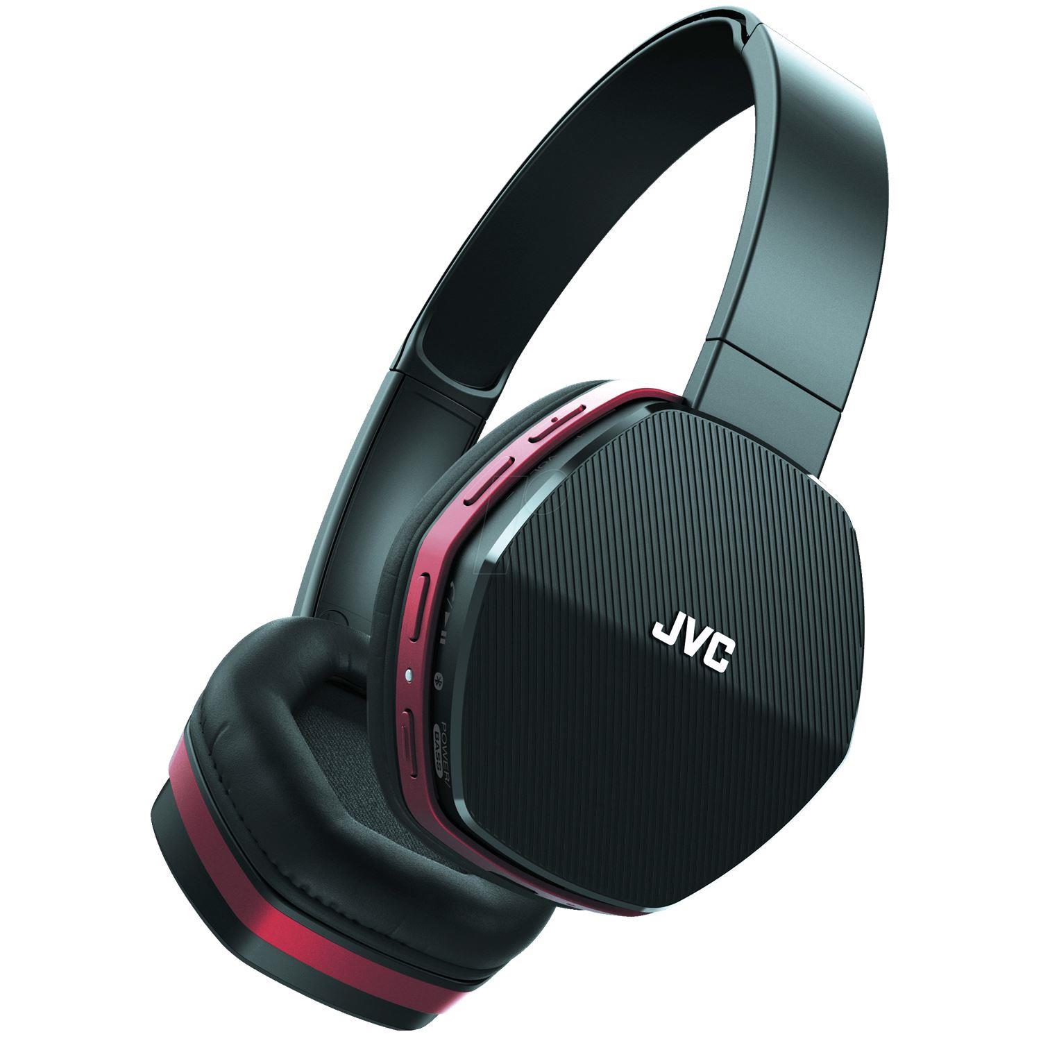 JVC Cuffie a padiglione JVC SBT5 wireless con microfono rosso